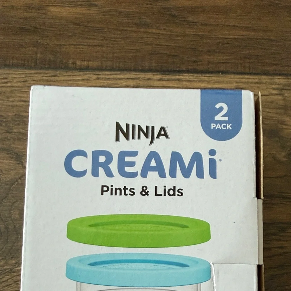 Ninja Creami Pints & Lids - Green and Blue New 2pack